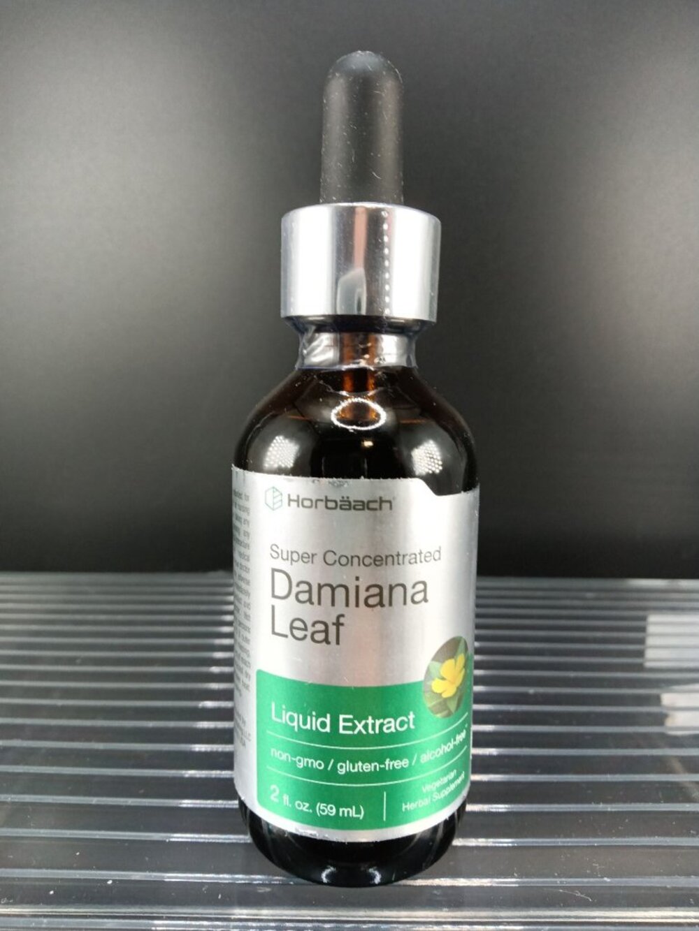 Horbaach Super Concentrated Damiana Leaf Liquid Extract 2 fl oz